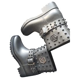 philipp plein boots new Nero