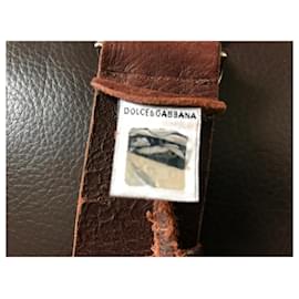 Dolce & Gabbana-Cinturones-Castaño