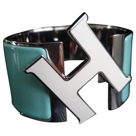 Hermès-Armband klick '' H '' XL-Hellblau