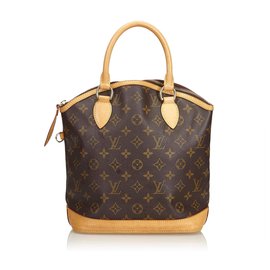 Louis Vuitton-Monogram Lockit Vertical-Brown