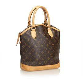 Louis Vuitton-Monogram Lockit Vertical-Brown