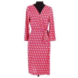 Diane Von Furstenberg-Kleid-Pink