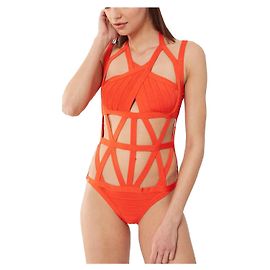 Herve Leger Swimwear Orange