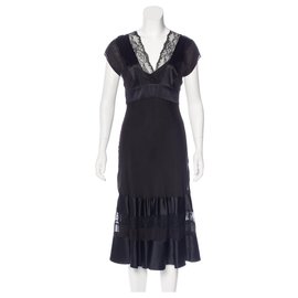 Diane Von Furstenberg-DvF silk Ulla dress-Black