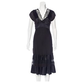 Diane Von Furstenberg Robe Ulla en soie DvF Noir