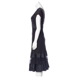 Diane Von Furstenberg-DvF silk Ulla dress-Black