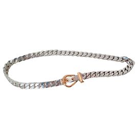 Hermès el cinturón Plata