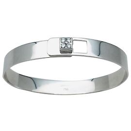 Pulseira Dinh Van, "Cube Lock", em ouro branco e diamantes. Outro