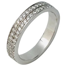 Anel Repossi, "Berbere", ouro branco e diamantes. Outro