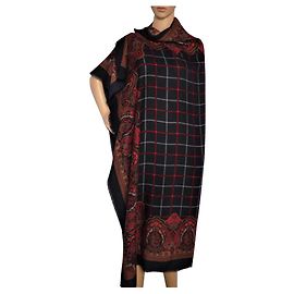 Burberry Tartan and Paisley Wool Silk Scarf Multiple colors