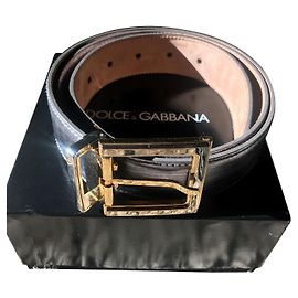 Dolce & Gabbana GÜRTEL VERIS DOLCE GABBANA GRAU Anthrazitgrau