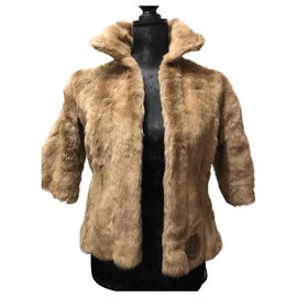 Fendi-Coats, Outerwear-Beige