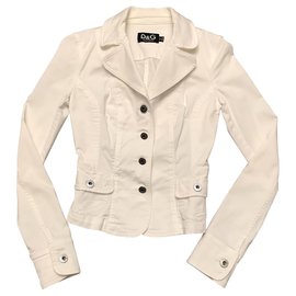D&G Chaquetas Blanco
