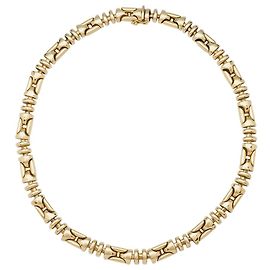 inconnue Elegante collar de punto en oro amarillo.. Otro