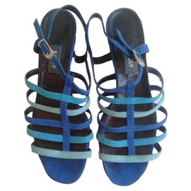 Bally-Sandales-Bleu