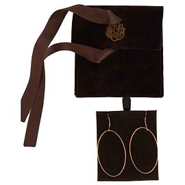 Ginette Ny Pendientes elipse Rosa