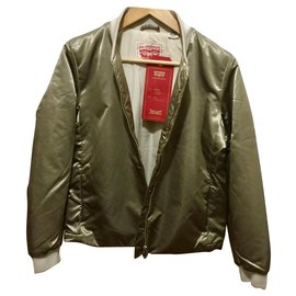 Levi's-Levi's Roxanna metallic bomber jacket-Metallic