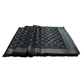 Louis Vuitton Écharpe monogramme Noir