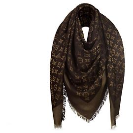 Louis Vuitton Lenço do monograma Marrom