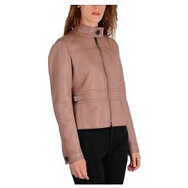 Bottega veneta leather jacket Pink