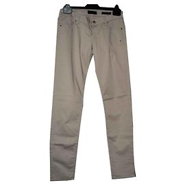 Vaqueros Skinny Guess Beige de Algodón Beige