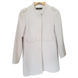 Tara Jarmon-Coats, Outerwear-Cream