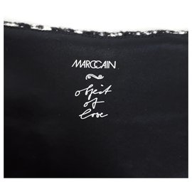 Marc Cain-Marc Cain Top Pied de Poule S-Noir,Blanc