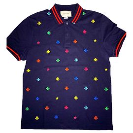Gucci Polos Azul oscuro