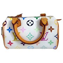 Mini bolso Speedy de Louis Vuitton Takashi Murakami Multicolor