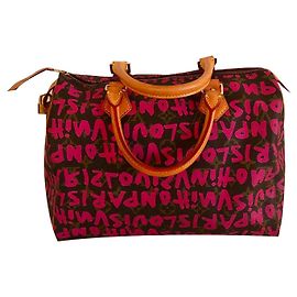 Louis Vuitton Graffiti rapide 30 Rose