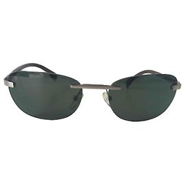 Autre Marque Beige Metal Sunglasses Beige