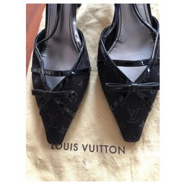 Louis Vuitton-Mules-Black