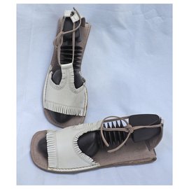 Diesel-Diesel Flat Sandals, unpublished model-White