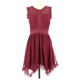 Guess Vestido Burdeos