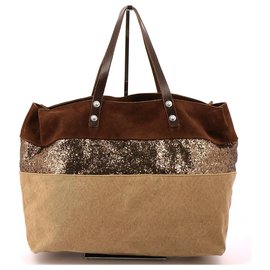 Estellon-Sac cabas-Marron