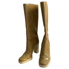 Miu Miu-Patent boots-Other