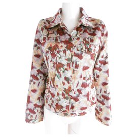 Autre Marque-Ritsuko Shirahama Floral Weave Jacket-Multicor