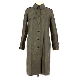 Comptoir Des Cotonniers Trench Dark green