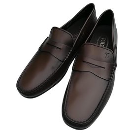 Tod's-Moccasin-Dark brown