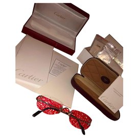 Cartier-ÓCULOS DE SOL HOMENS CARTIER-Prata