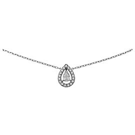 Colgante Boucheron "Ava" oro gris, diamante de pera 0,50 quilate. Otro