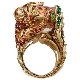 Dior-Dior cocktail ring, collection "Incredible and Wonderful", model "Salamander".-Other