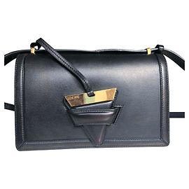 Borsa Loewe Barcelona in pelle nera Nero