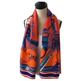 Hermès Steigbügel-Duett Orange
