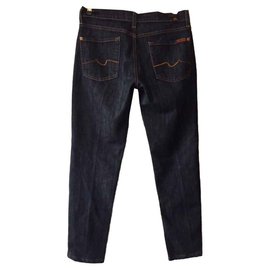 7 For All Mankind-jeans-Bleu