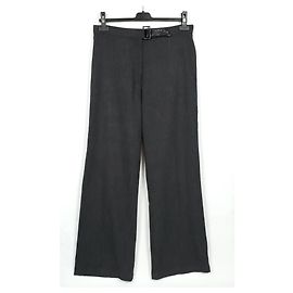 Trussardi pantalon large gris M / L 42 Gris