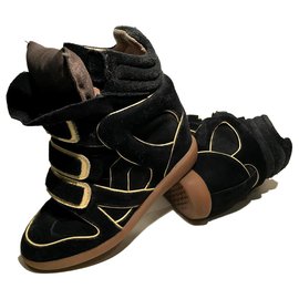 Isabel Marant Etoile-scarpe da ginnastica-Nero