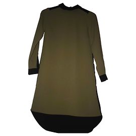 Asos Kleid in Schwarz aus Polyester Schwarz