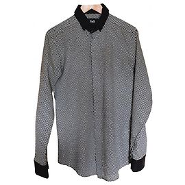 D&G Camicia fantasia triangolare D & G Nero Bianco