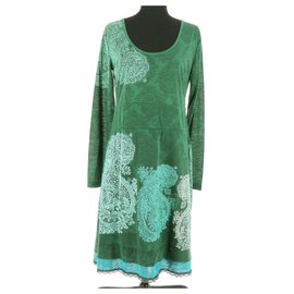 Desigual Robe Vert foncé